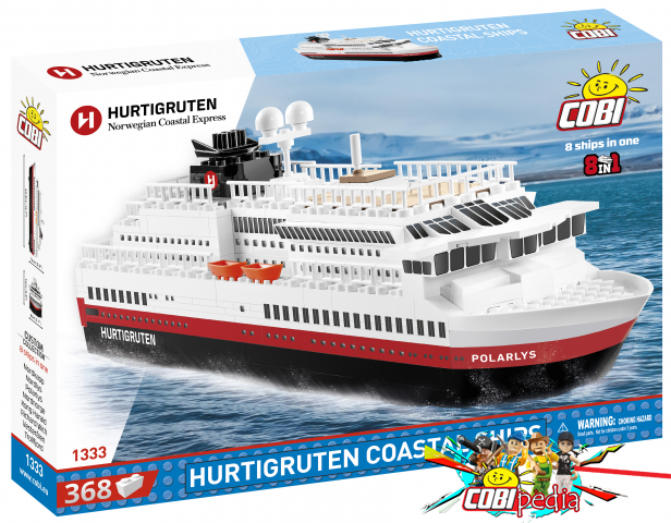 Cobi 1333 Hurtigruten Coastal Ships (8in1)